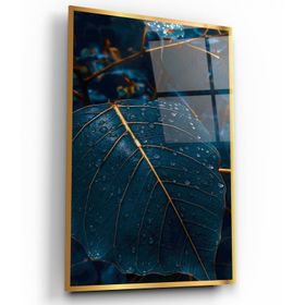 İdeal Glass Art Yaprak Cam Tablo