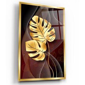 İdeal Glass Art Yaprak Cam Tablo