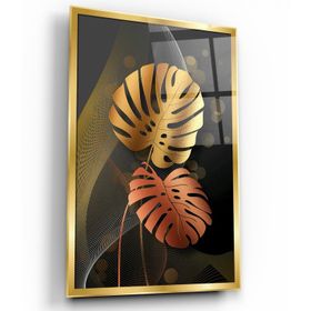İdeal Glass Art Yaprak Cam Tablo