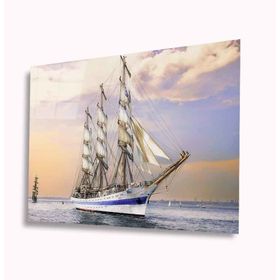 İdeal Glass Art Yelken 4 mm Dayanıklı Temperli Cam Tablo