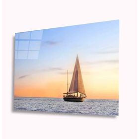 İdeal Glass Art Yelken 4 mm Dayanıklı Temperli Cam Tablo