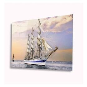 İdeal Glass Art Yelken 4 mm Dayanıklı Temperli Cam Tablo