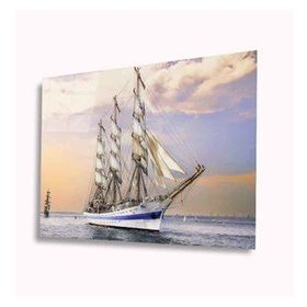 İdeal Glass Art Yelken 4 mm Dayanıklı Temperli Cam Tablo