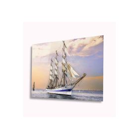 İdeal Glass Art Yelken 4 mm Dayanıklı Temperli Cam Tablo