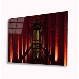 İdeal Glass Art Yerebatan Sarnıcı 4 mm Dayanıklı Temperli Cam Tablo