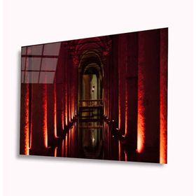 İdeal Glass Art Yerebatan Sarnıcı 4 mm Dayanıklı Temperli Cam Tablo