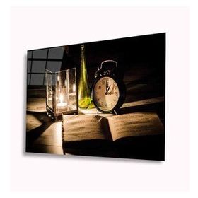İdeal Glass Art Zaman 4 mm Dayanıklı Temperli Cam Tablo