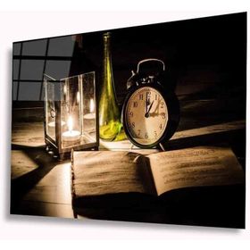 İdeal Glass Art Zaman 4 mm Dayanıklı Temperli Cam Tablo
