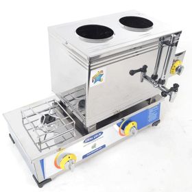 Ideal Şamandralı 20 lt İki Demlikli Elektrikli + Tüplü Çay Ocağı Kazanı