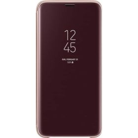 İdealtrend EF-ZG960CFEGWW Samsung S9 Clear View Standing Altın Kılıf
