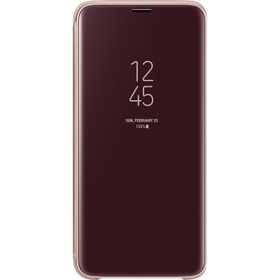 İdealtrend EF-ZG960CFEGWW Samsung S9 Clear View Standing Altın Kılıf