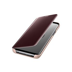 İdealtrend EF-ZG960CFEGWW Samsung S9 Clear View Standing Altın Kılıf