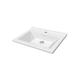 İdevit 60 cm Merkür Dolap Uyumlu 25 mm İnce Bantlı Lavabo