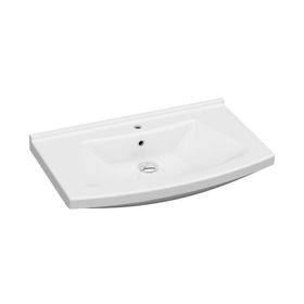 İdevit Vega 85 cm Hİlton Dolap Uyumlu Etejerli Lavabo