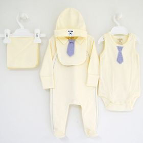 İdil Baby 9161 Yenidoğan Organik Bebek Takımı