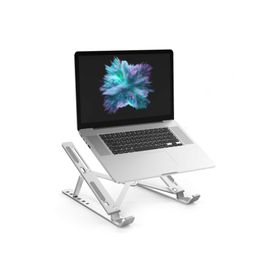 İdock N29-3-Gümüş Katlanır Aluminyum Macbook Laptop Bilgisayar Standı