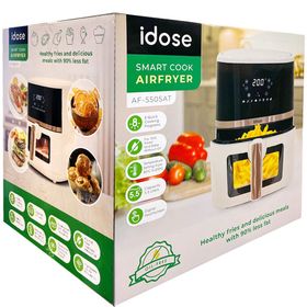 İdose AF-5505AT 5.5 lt Smart Cook Krem-Gold Airfryer