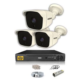 IDS DS-2025HD-SET3-NOHDD 3 Kameralı 5 MP Sony Lensli 1080p Full HD Hard Disksiz Güvenlik Kamerası Sistemi