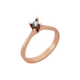 İf Pırlanta 0.05 ct Elmas Tektaş Yüzük