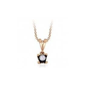 İf Pırlanta 0.08 ct Elmas Tektaş Kolye,