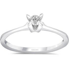 İf Pırlanta 0.08 ct G Renk Pırlanta Tektaş Yüzük