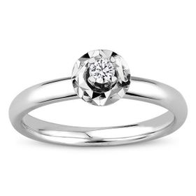 İf Pırlanta 0.09 ct Pırlanta Tektaş Yüzük