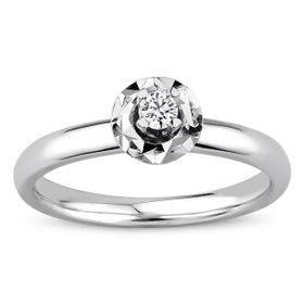 İf Pırlanta 0.09 ct Pırlanta Tektaş Yüzük