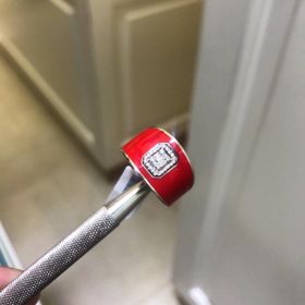 İf Pırlanta 0.15 ct Pırlanta Baget Yüzük