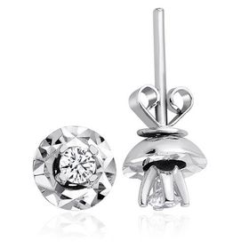 İf Pırlanta 0.18 ct Pırlanta Tektaş Küpe