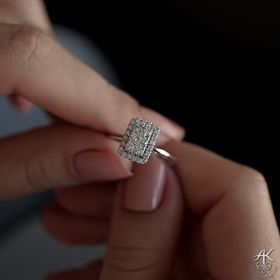 İf Pırlanta 0.28 ct Pırlanta Baget Yüzük
