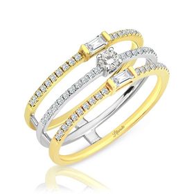İf Pırlanta 0.30 ct Pırlanta Yarımtur Yüzük
