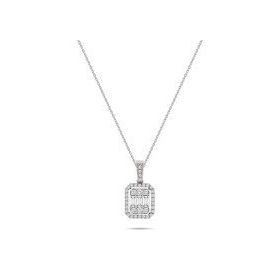 İf Pırlanta 0.35 ct Pırlanta Baget Kolye