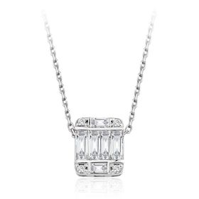 İf Pırlanta 0.45 ct Pırlanta Baget Kolye