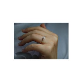 İf Pırlanta 0.45 ct Pırlanta Zümrüt Yüzük