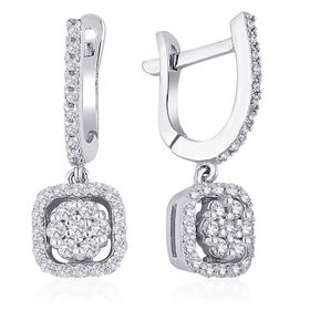 İf Pırlanta 0.48 ct Pırlanta Küpe
