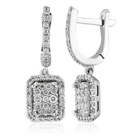 İf Pırlanta 0.53 ct Pırlanta Küpe