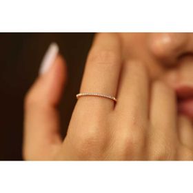 İf Pırlanta 0.57 ct Pırlanta Yarımtur Yüzük