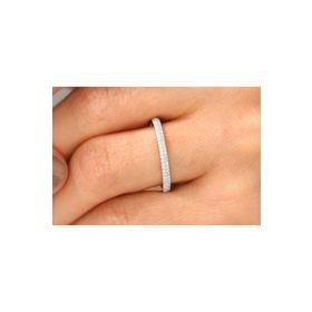 İf Pırlanta 0.57 ct Pırlanta Yarımtur Yüzük