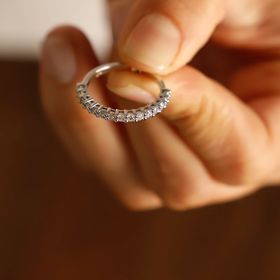 İf Pırlanta 0.57 ct Pırlanta Yarımtur Yüzük