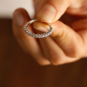 İf Pırlanta 0.57 ct Pırlanta Yarımtur Yüzük