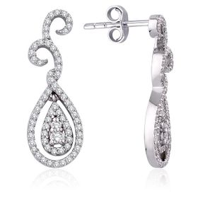 İf Pırlanta 0.65 ct Pırlanta Küpe
