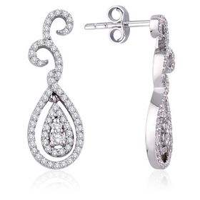 İf Pırlanta 0.65 ct Pırlanta Küpe