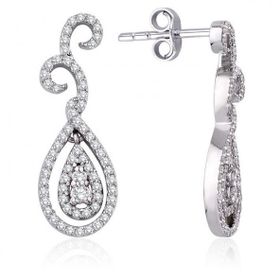 İf Pırlanta 0.65 ct Pırlanta Küpe