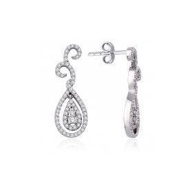 İf Pırlanta 0.65 ct Pırlanta Küpe