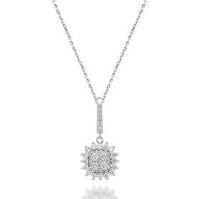 İf Pırlanta 0.84 ct Pırlanta Yakut Kolye