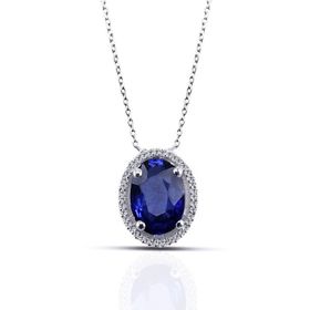 İf Pırlanta 0.95 ct Pırlanta Yakut Kolye