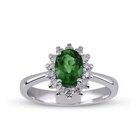 İf Pırlanta 0.96 ct Pırlanta Zümrüt Kolye