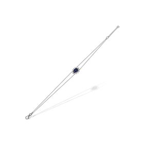 İf Pırlanta 1.46 ct Pırlanta Safir Kolye