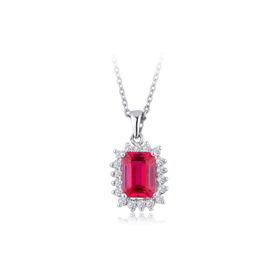 İf Pırlanta 1.67 ct Pırlanta Yakut Kolye