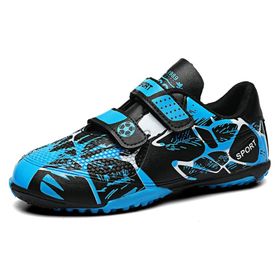 IFIKK 069KIDS AA01 Siyah - Mavi Renk Bilek Boy Desenli Unisex Krampon Ayakkabı